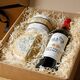 Cheddar, Stilton and wine gift box